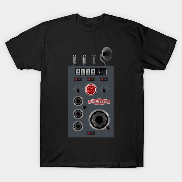 Rush - GeFilter Device - Time Machine Tour T-Shirt by RetroZest